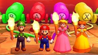 Mario Party The Top 100 MiniGames - Mario Vs Peach Vs Luigi Vs Daisy (Master CPU)