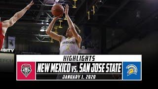 New Mexico vs. San Jose State Basketball highlights (2019-20) | Stadium