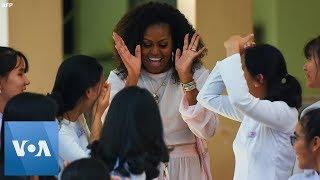 Michelle Obama, Jenna Bush Hager and Julia Roberts Promote Girls' Education in Vietnam