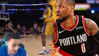 Lillard 48 Pts! FlightReacts Los Angeles Lakers vs Portland Trail Blazers Full Game Highlights!