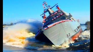 Top 10 Big Waves When Launch Ships on Water