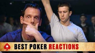 EMOTIONAL poker players: HAPPIEST REACTIONS ♠️ Best Poker Moments Retro ♠️ PokerStars Global