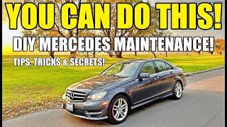 Mercedes Quoted $3,000 For EVERY Maintenance Service So I Did Them All For $650! 2010 & Up Mercedes!
