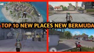 TOP 10 NEW PLACE IN BERMUDA REMASTERED || NEW PLACE BERMUDA 2.0 IN FREE FIRE IN ADVANCE SERVER BYE