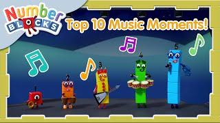 @Numberblocks- Top 10 Music Moments! 