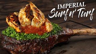 Most EXPENSIVE Surf n' Turf I ever made | Guga Foods