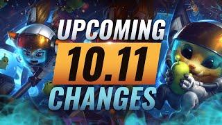 MASSIVE CHANGES: New Buffs & REWORKS Coming in Patch 10.11 - League of Legends