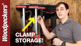 The Ultimate Woodworking Clamp Storage System!