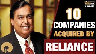 Top 10 Companies Acquired By Reliance | The Business Mind | #Shorts