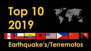 Top 10 Terremotos en el Mundo 2019 / Top 10 World Earthquakes 2019