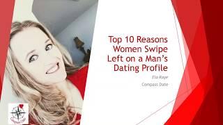 Top 10 Reasons Women Swipe Left on a Man's Dating Profile