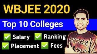 Top 10 engineering colleges under WBJEE 2020, Top Colleges in WBJEE 2020, Fee and Placement, Cut Off