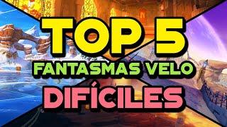 TOP 5 FANTASMAS del EMPERADOR VELO MÁS DIFÍCILES | CRASH TEAM RACING NITRO FUELED