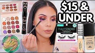 NOTHING OVER $15: MAKEUP + OUTFIT *affordable makeup & clothing*