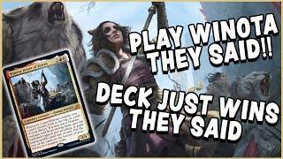 PLAY WINOTA COMBO DECKS THEY SAID!! - MTG Arena Gameplay - Ikoria Standard