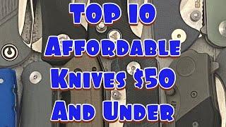 Top 10 Afordable EDC Knives | $50 and Under