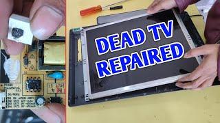 China Dead LED TV repaired | Power supply Problem