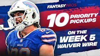 Top 10 Waiver Wire Pickups for Week 5 (2021 Fantasy Football)