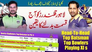 Lahore Qalandars vs Quetta Gladiators | PSL 2020 today match | PSL 2020 points table | PSL 5