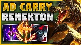 THIS IS WHY ADC RENEKTON IS GOING TO BE A META PICK IN SEASON 10!?! Pre-Season 10 Renekton Gameplay!