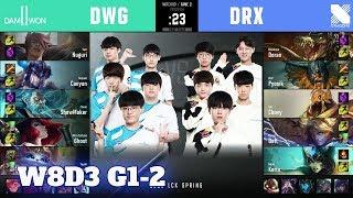 DRX vs DWG - Game 2 | Week 8 Day 3 S10 LCK Spring 2020 | DragonX vs DAMWON G2 W8D3
