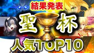 【FGO】遂に結果発表！！TOP10！！みんなが選んだ初めて聖杯を捧げたサーヴァントランキング！果たして第１位は誰なのか！？【Fate/Grand order】