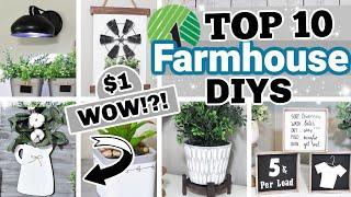 Top 10 High-End Dollar Tree DIYS YOU MUST TRY! | Best Farmhouse Dollar Tree DIYS | Krafts by Katelyn