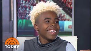 Meet The ‘NFL Kid’ From The Super Bowl: Maxwell ‘Bunchie’ Young | TODAY