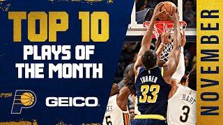 Indiana Pacers Top 10 Plays of the Month: November | 2021-22 NBA Season