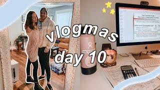 VLOGMAS DAY 10: final presentation, black friday urban + gymshark haul, studying!