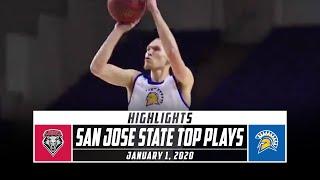 San Jose State Basketball Top Plays vs. New Mexico (2019-20) | Stadium