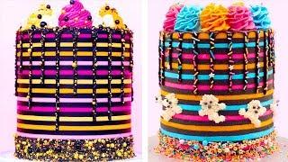 Top 10 Amazing Buttercream Cake And Dessert Tutorial | Perfect Colorful Cake Decorating Ideas