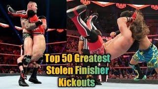 WWE Top 50 Greatest Stolen Finisher Kickouts Of All Time_HD