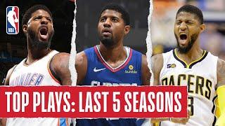 Paul George's TOP PLAYS | Last 5 Seasons