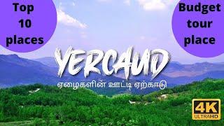 Top 10 places in yercaud | Best place in yercaud | Budget tour plan | cheapest hills station | 4k