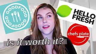 WHICH MEAL KIT DELIVERY SERVICE IS THE BEST - GoodFood, HelloFresh or Chef’s Plate? | Honest Review