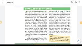 Class 10 Economics Chapter 3 - Money and Credit (part - 4) Loan activities of Banks