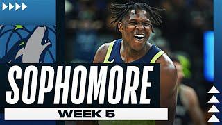 Anthony Edwards Takes FLIGHT Again | Top 10 Sophomore Plays Week 5