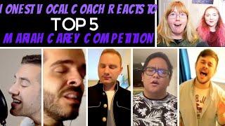 Vocal Coach Reacts to Mariah Carey Competition Top 5