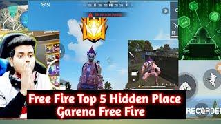 Top 5 Hidden Place 2020 || Garena Free Fire 2020 Heroic To Grandmaster || #Heroic#GamerGameplay