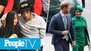 Blue Ivy Joins Dad JAY-Z Courtside At NBA Game, Queen Invites Meghan & Harry To Church | PeopleTV