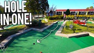 Lucky Mini Golf Hole in Ones At This Surprisingly Fun Mini Golf Course!