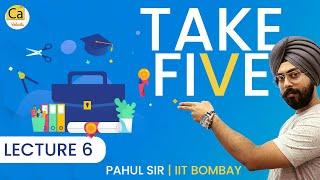 Take FIVE - Episode 6 | Top 5 Advanced Level Questions For JEE Advanced 2020 | Pahul Sir