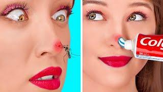 SUMMER PROBLEMS AND EASY FIXES || Coolest DIY Hacks To Solve Your Problems by 123 GO!