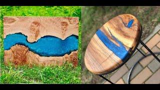 10 Awesome Epoxy Resin Table Top DIY Woodworking Creative Ideas |Live Edge River Table Countertops