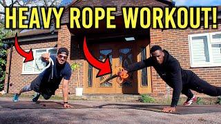 TOTAL BODY FAT BLASTER! (FOLLOW ALONG) 12 MINUTE JUMP ROPE HIIT WORKOUT // WEEK 8