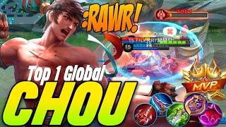 Chou Fast Hand Team work Gameplay Top 1 Global - Mobile Legends Bang Bang