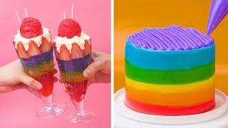 10 Awesome Rainbow Cake Ideas For Your Family | So Yummy Colorful Cake Recipes | Beyond Tasty