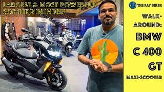 2021 BMW C 400 GT walk-around review - the largest & most powerful scooter on sale in India!