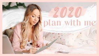 PLAN WITH ME | My 2020 resolutions + goals! ✨